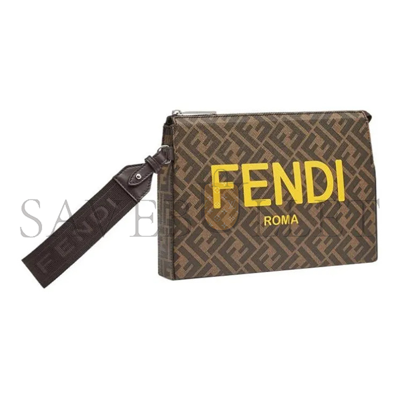 F**di logo-print clutch bag 7va564ajj4f1hr8 (26.5*19*5cm)